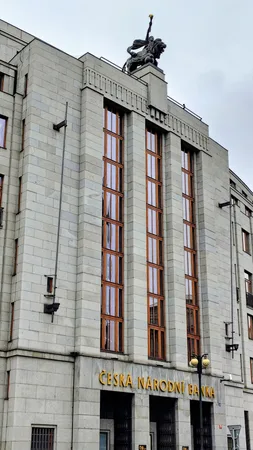 Budova České národní banky v Praze