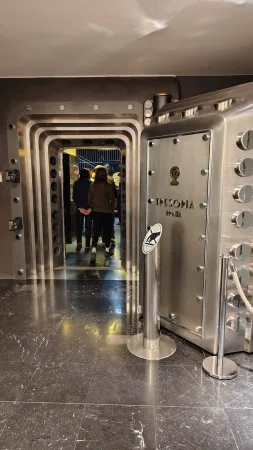 Pohled na trezor České národní banky
