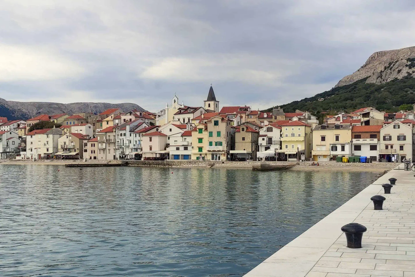 Ostrov Krk a krásná Baška
