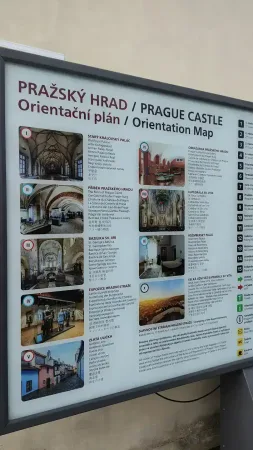 Orientační plán Pražského hradu